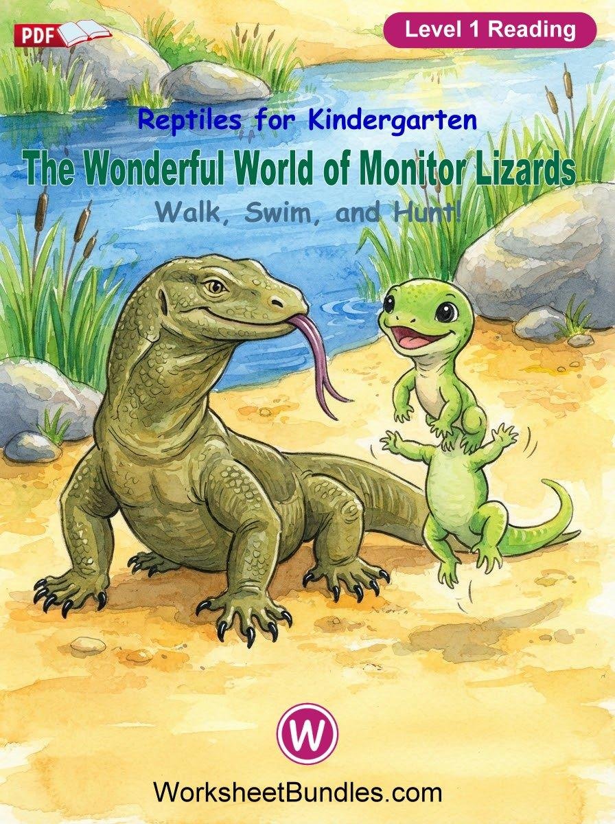 Walk, Swim, and Hunt! The Wonderful World of Monitor Lizards
